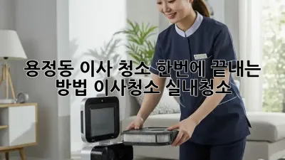 용정동 이사, 청소🧹 한번에 끝내는 방법! #이사청소 #실내청소